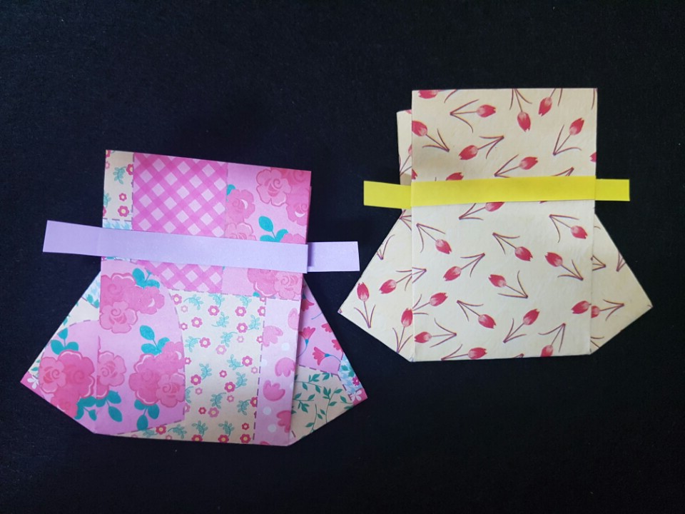 복주머니 종이접기