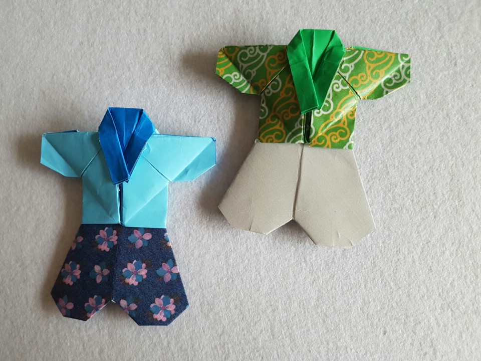 남자한복접기 남자한복접기