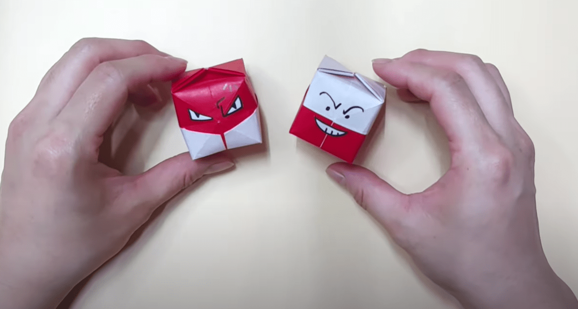 포켓몬스터 찌리리공 종이접기 색종이1장으로 만들기 origami poketmon