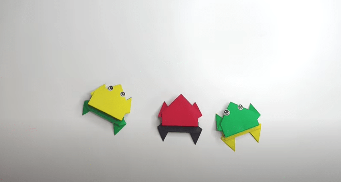 색종이 1장으로 독개구리접기origami frog