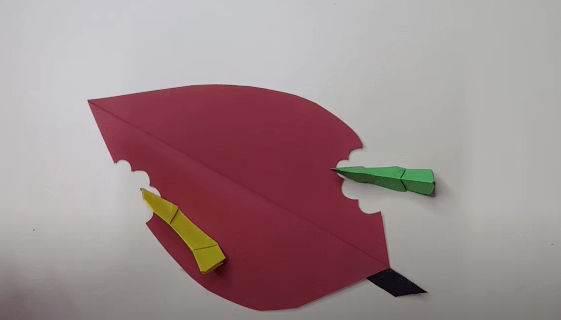 나뭇잎접기 쉬운 종이접기 낙옆 색종이접기