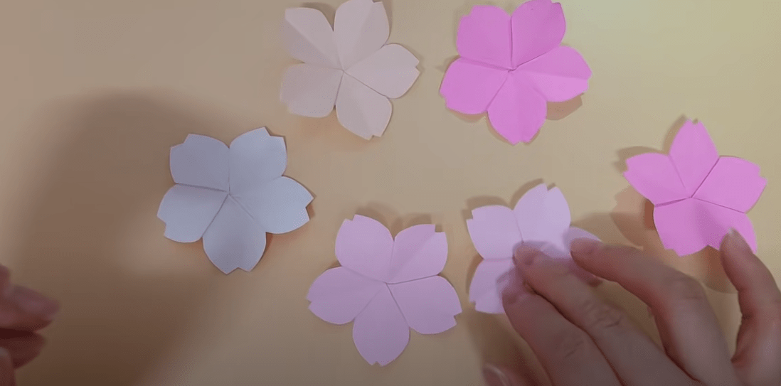 벚꽃 종이접기2