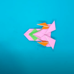 레이저미니카접기