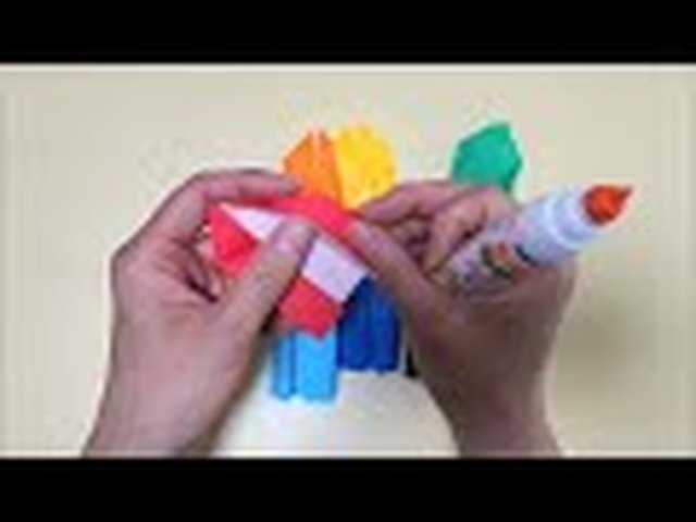 애벌레접기 접기 2단계