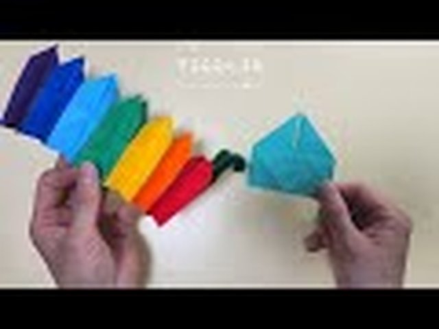 바구니접기 접기 1단계