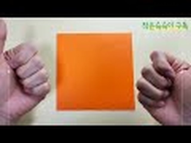 눈꽃접기 접기 1단계